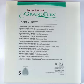 GRANUFLEX BORDERED 15 X 18 CM hydrocolloid kötszer