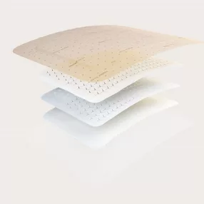   MEPILEX BORDER FLEX 5 RÉTEGŰ, EXTRA KOMFORTOS HABKÖTSZER 7,5 X 7,5 CM