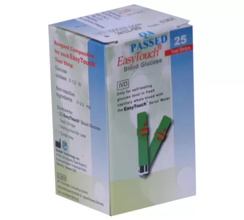 Tesztcsík Easy Touch vércukor 25 db