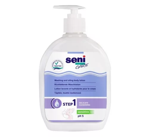 SENI CARE tápláló tisztító testlemosó 500ml
