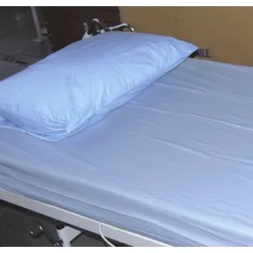 Vízhatlan ágyvédő PVC fehér lepedő 166x130 cm