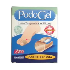   Lábujjvédőgyűrű párna szilikon félkörös PodoGel S/35-37