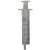Fecskendő 5 ml műanyag, kétrészes, steril