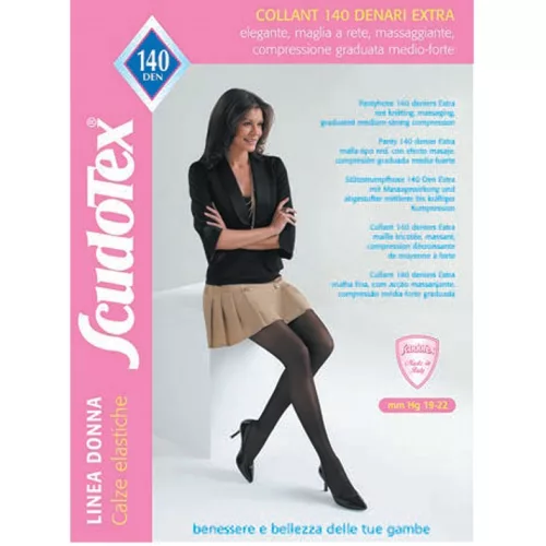Kompressziós Extra kismama harisnyanadrág Scudotex-496 140 DEN Méret:Nero/5