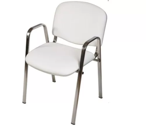 Kórtermi, várótermi szék ISO FULL MAXI fehér műbőr