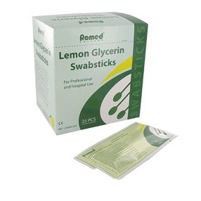 Szájnedvesítő pálcika, citromos