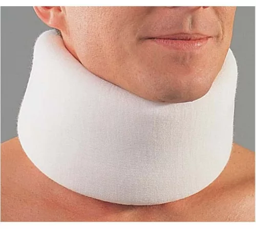 Félmerev anatómiai nyakrögzítő SCHANZ gallér 7,5 cm magas/fehér 2-es