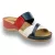 Papucs női COMFORT 909 piros / fehér / kék 40