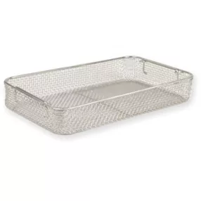 Sterilizáló dobozba háló kosár 405x255x70mm