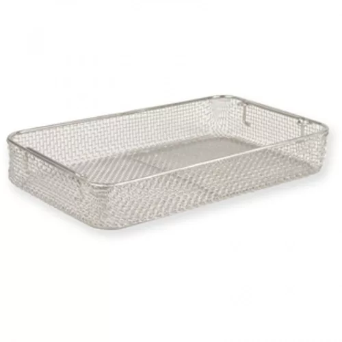 Sterilizáló dobozba háló kosár 405x255x70mm