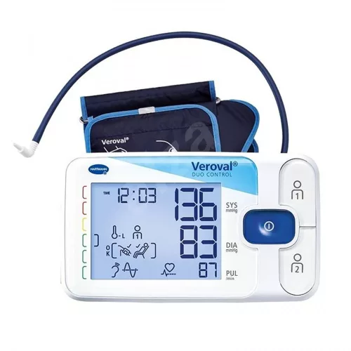 Veroval duo control automata érnyomásmérő M/L mandzsettával