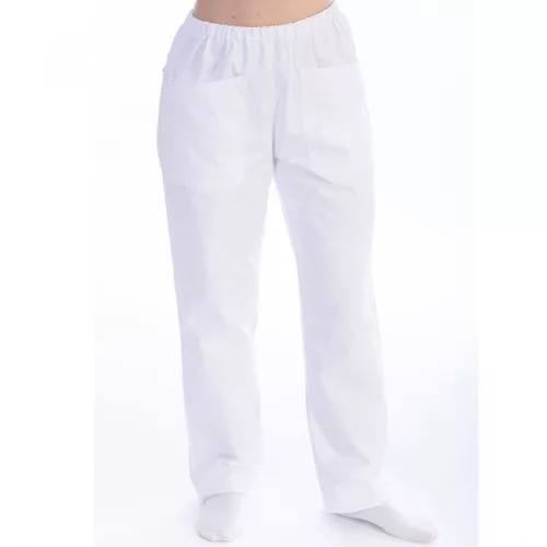 GIMA nadrág fehér 60% pamut - 40% poliészter 3XL