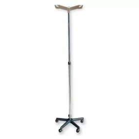 Infúziós állvány rozsdamentes 2 kampó /10 kg-ig