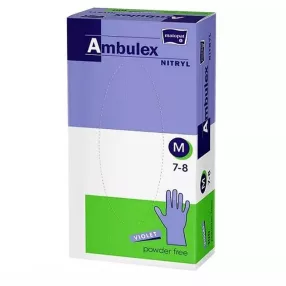 AMBULEX nitril vizsgálóm kesztyű PINK L-es
