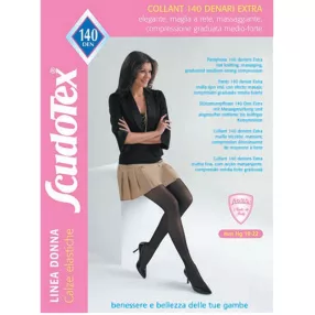   Kompressziós Extra kismama harisnyanadrág Scudotex-496 140 DEN Méret:Nero/6