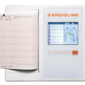   CARDIOLINE EKG 100L FULL ( GLASGOW + EasyApp ) 7' szines kijelző