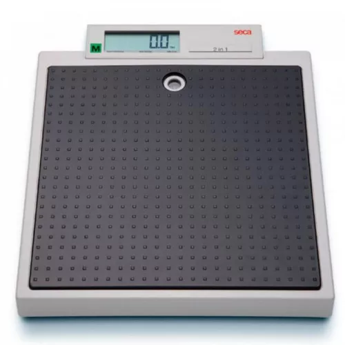 SECA 877 lapmérleg, méréshatár: 200 kg, osztás: 100 g