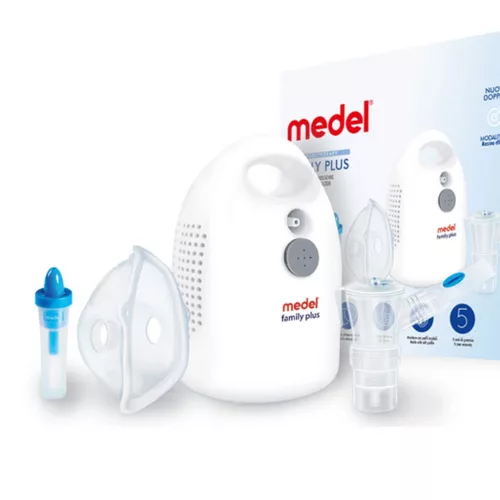 Medel Family Plus hordozható kompresszoros inhalátor orrzuhannyal