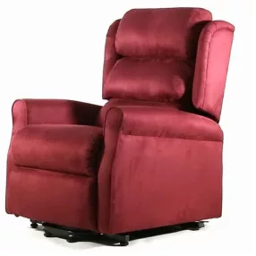   GINEVRA burgundy betegállitó és fektető fotel - 2 motoros