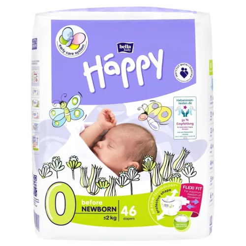 Bella Baby Happy BEFORE NEWBORN 0-2 KG gyerek pelenka 46db