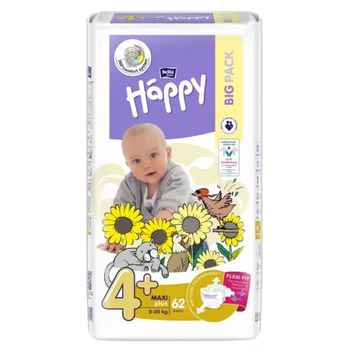 Bella Baby Happy MAXI PLUS 9-15 KG gyerek pelenka 56db