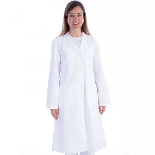 FEHÉR egészségügyi köpeny - pamut/polyester – NŐI S-es: