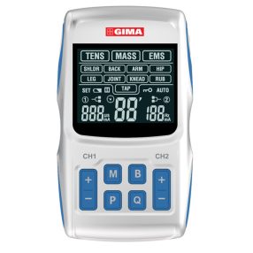   TENS/EMS otthoni fizikoterápiás készülék 2 csatornás- 36 program