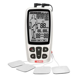   TENS/EMS GIMACARE otthoni fizikoterápiás készülék 2 csatornás- 60 program