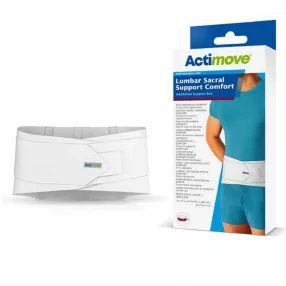   ACTIMOVE LUMBAR SACRAL DERÉKTÁMASZTÓ ÖV, nyomópárnával Méret:M-es