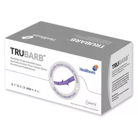   TRUBARB felszívodó varrat tűvel 3/0 fékör 1/2 tű 26mm - 45cm - lila 6 db