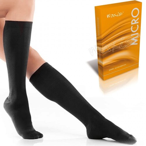 MAXIS MICRO AD FEKETE II-es kompressziós térdharisnya 1 db 8-as/NYITOTT