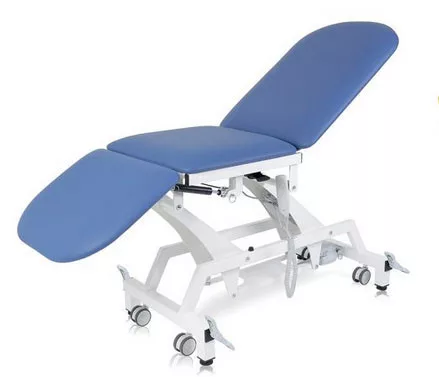 Lytus eletromos 3 részes vizsgálóágy, görgős, 200 kg-ig, 62cm széles Méret:fekete