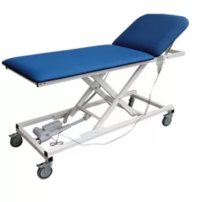   Lytus elektromos vizsgáló és kezelő ágy, görgős, 62cm, 200kg-ig Méret:Kék
