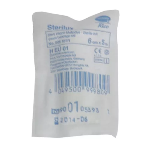 STERIL, vágott mullpólya, 6cmx5m HARTMANN