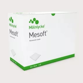 Mesoft mull lap nem steril 5 x 5 cm Méret:40gr, 4 rétegű
