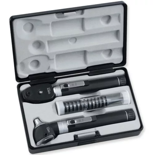 SIGMA F.O. LED otoscop-ophtalmoscop SET két nyéllel + táskával