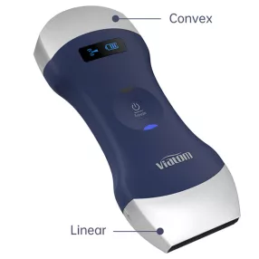   VIATOM lineáris/convex vezeték nélküli orvosi ultrahang 7.5-10 MHz / 3.5-5 MHz