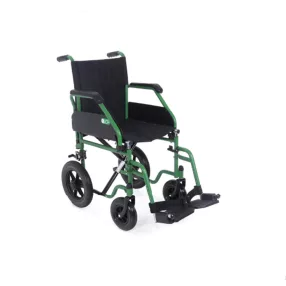 Transport kerekesszék MEDIG-GO ZÖLD 130 kg-ig Méret:40 cm
