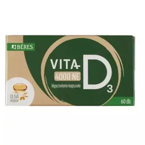 Béres Vita-D3 4000 NE lágyzselatin kapszula 60db