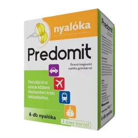   Predomit Kids étrend-kiegészítő nyalóka gyömbérrel 6 db