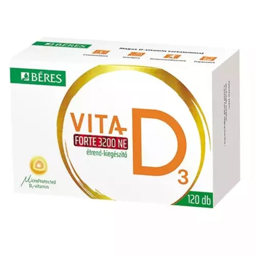 Béres Vita-D3 Forte 3200 NE tabletta 120 db