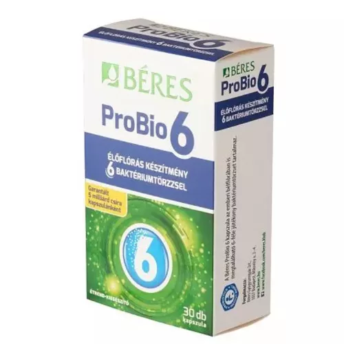 Béres ProBio 6 kapszula étrendkiegészítő 30  db