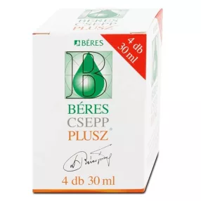 Béres plusz csepp 4x30 ml nyomelempótlásra