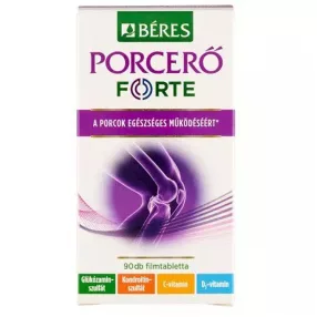   Béres Porcerő FORTE filmtabletta C-vitaminnal, D3-vitaminnal, glükózamin-szulfát, kondroitin-szulfát