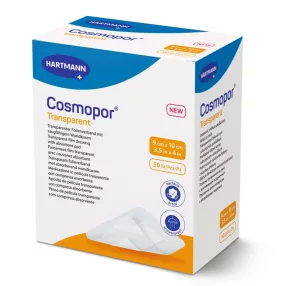   Cosmopor transparent steril filmkötszer sebpárnával 9x10cm - 50db/doboz