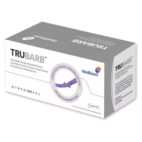   TRUBARB felszívodó varrat tűvel 3/0 félkör 1/2 tű 19mm - 45cm - lila 6 db