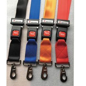   Hordágy rögzítő pánt 4 db-os szet horoggal - 4 színben - fém csattal