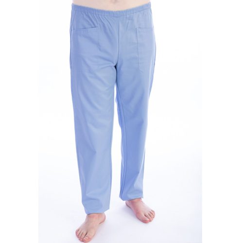 Nadrág orvosi, unisezex - pamut/polyester – világoskék Méret:unisex 3XL