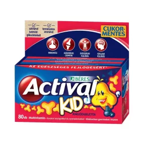 Béres Actival Kid rágótabletta 80 db