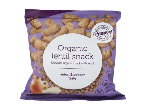 Biopont bio extrudált lencse, hagymás-borsos 60 g